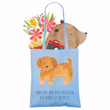 Mr. & Mrs. Panda Tragetasche Hund Flauschig - Sky Blue - Geschenk, Hundebesitzer, Hundeliebe, Beut (1-tlg), Design-Highlight