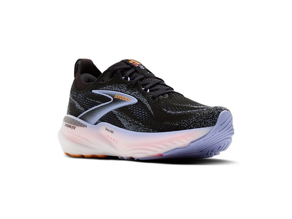 Brooks Glycerin GTS 22 Damen Laufschuh Black/Blue Heron/Orange Laufschuh günstig online kaufen