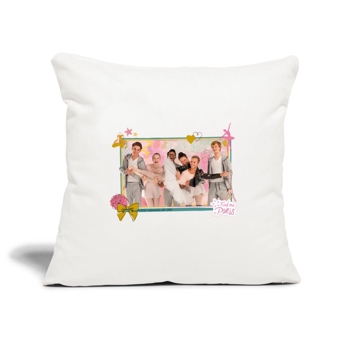 Spreadshirt Kissenbezug Find me in Paris Charaktere Kissenbezug 45x45 cm