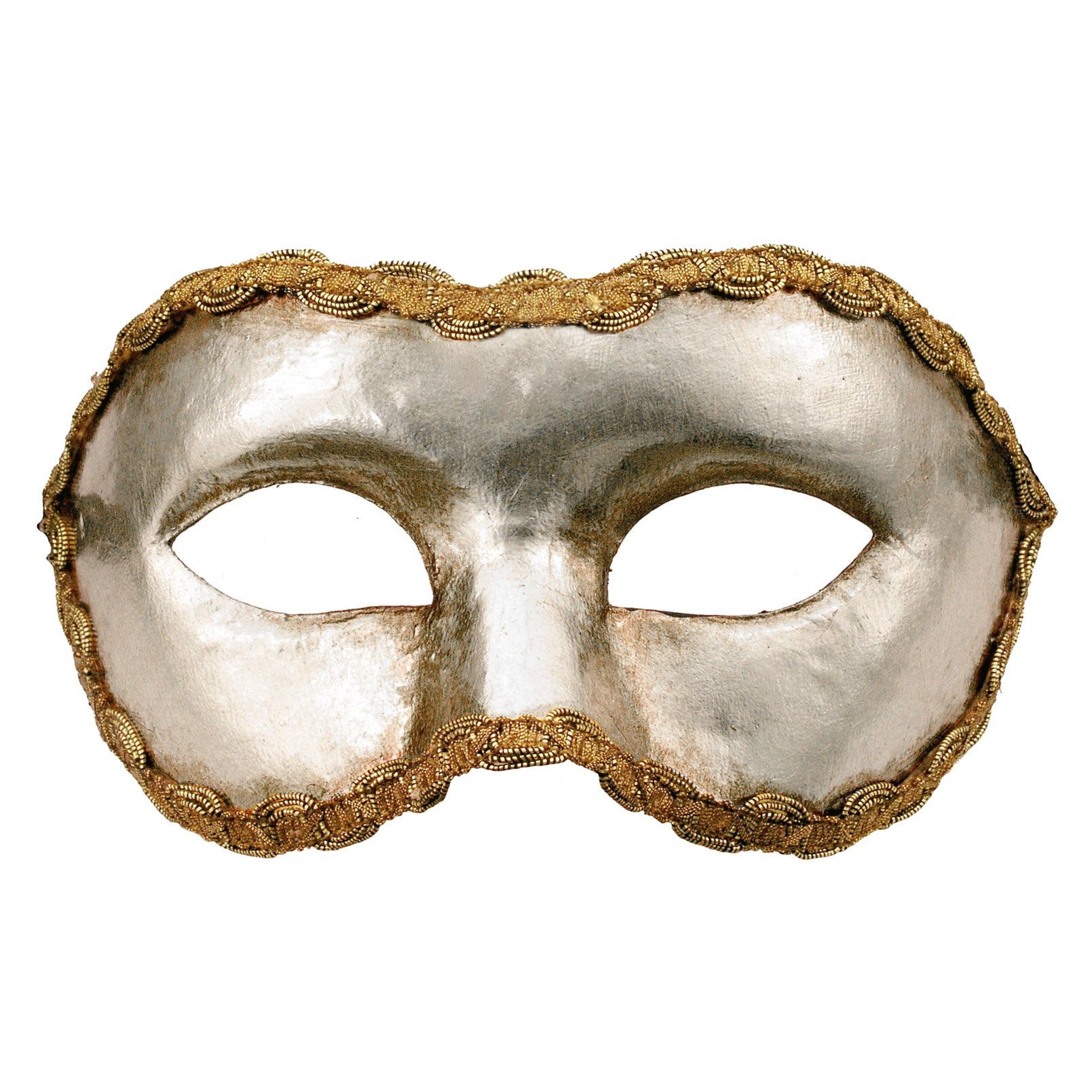 Maskworld Verkleidungsmaske Colombina argento Venezianische Maske