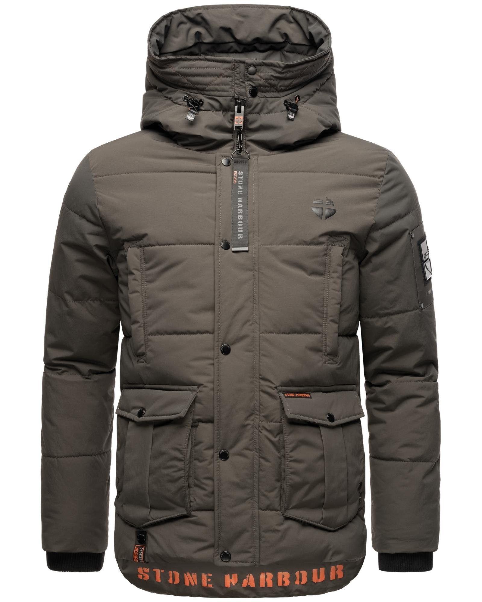 Stone Harbour Outdoorjacke Admaroo Stylische Winterjacke mit Teddyfell-Innenfutter