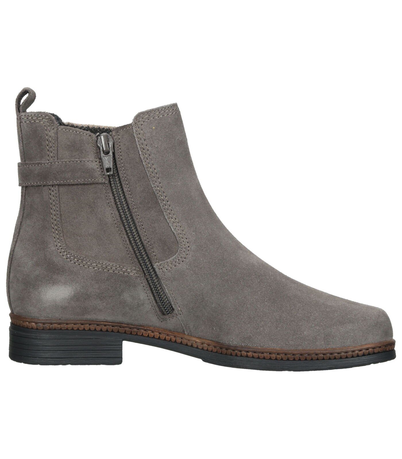 Stiefelette Gabor Stiefelette Veloursleder/Textil Dunkelgrau