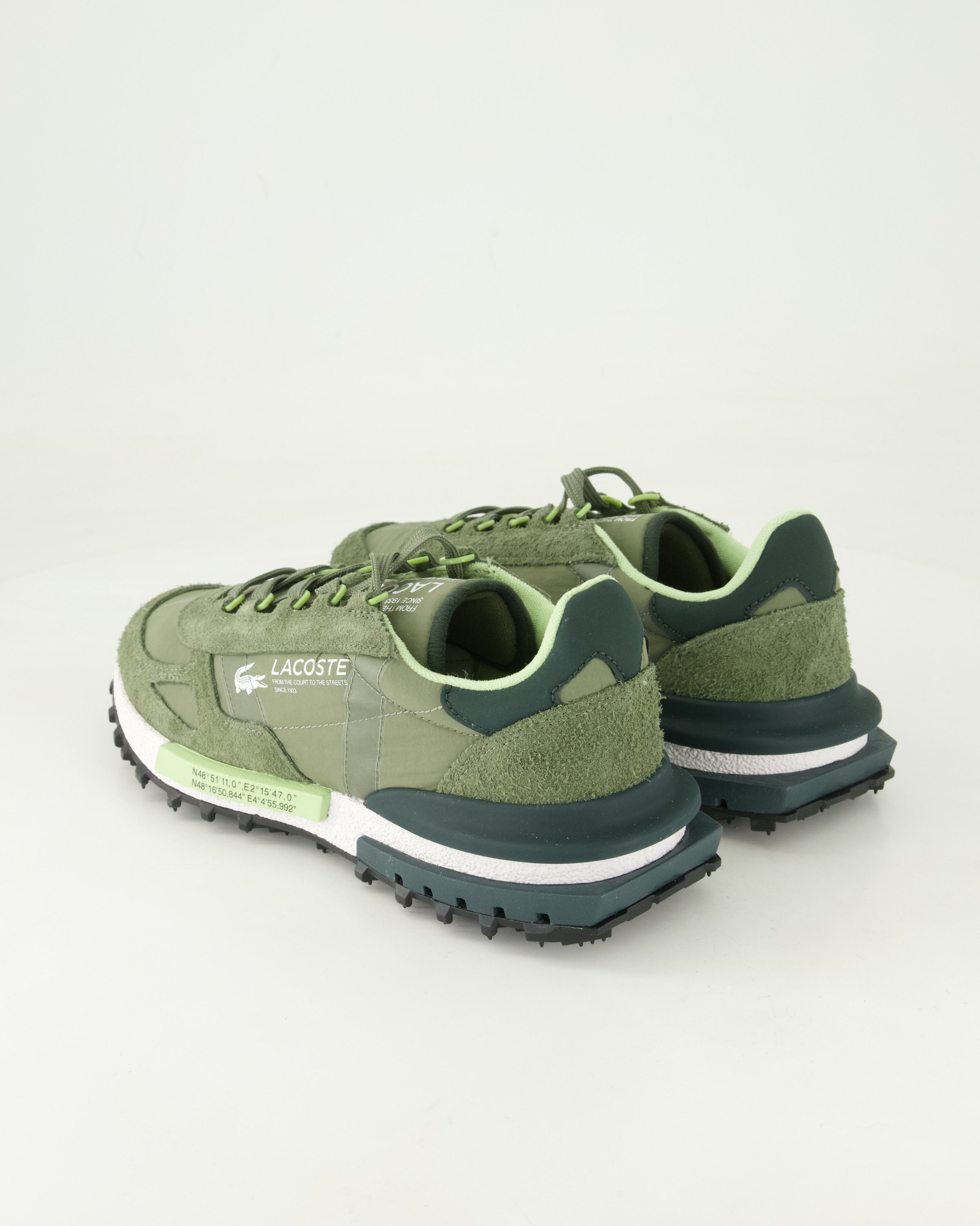 Lacoste Elite Active Sneaker Obermaterial: Leder und Textil