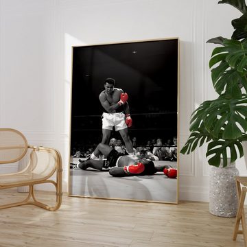 JUSTGOODMOOD Poster Premium ® Muhammad Ali · Boxer · ohne Rahmen
