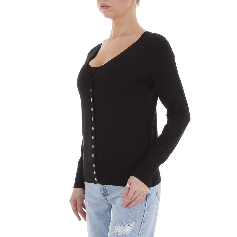 Ital-Design Strickjacke Damen Freizeit Stretch Strickjacke günstig online kaufen