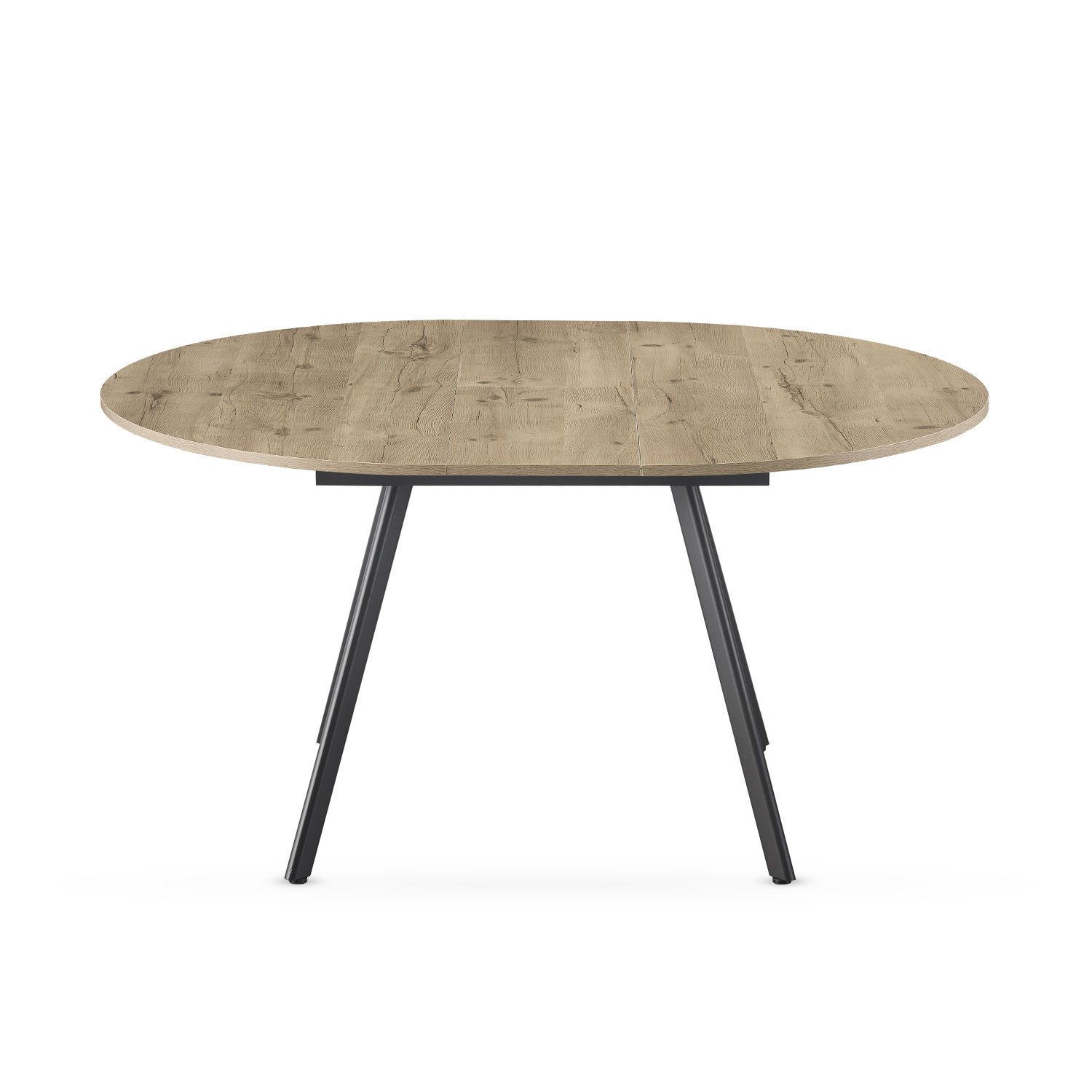 B&D home Esstisch TILL, Metallgestell schwarz oder weiß, ausziehbar 120-160 günstig online kaufen