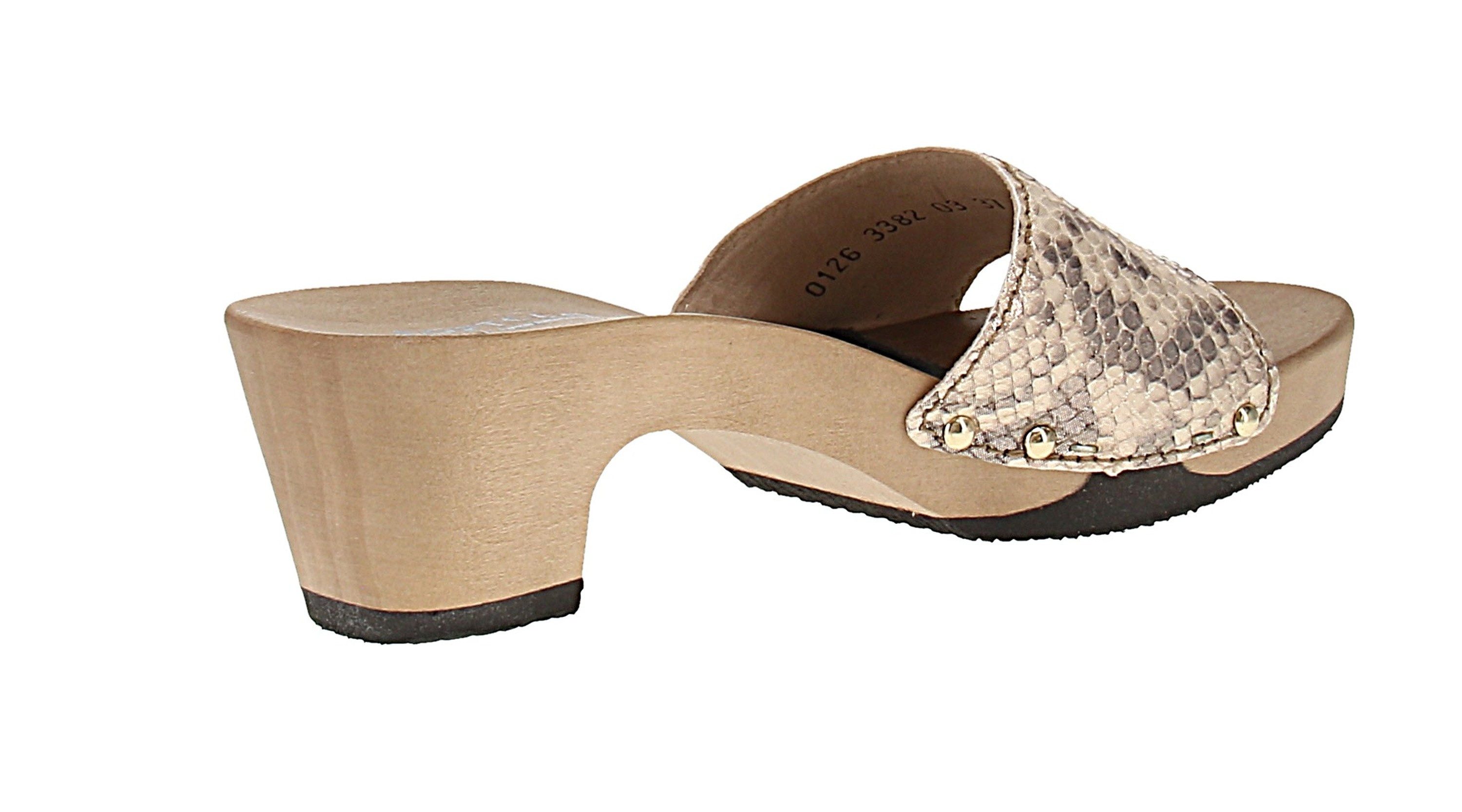 Softclox Softclox S3382 Kelly Schlange - Damen Pantolette - 60-Gold Sandale