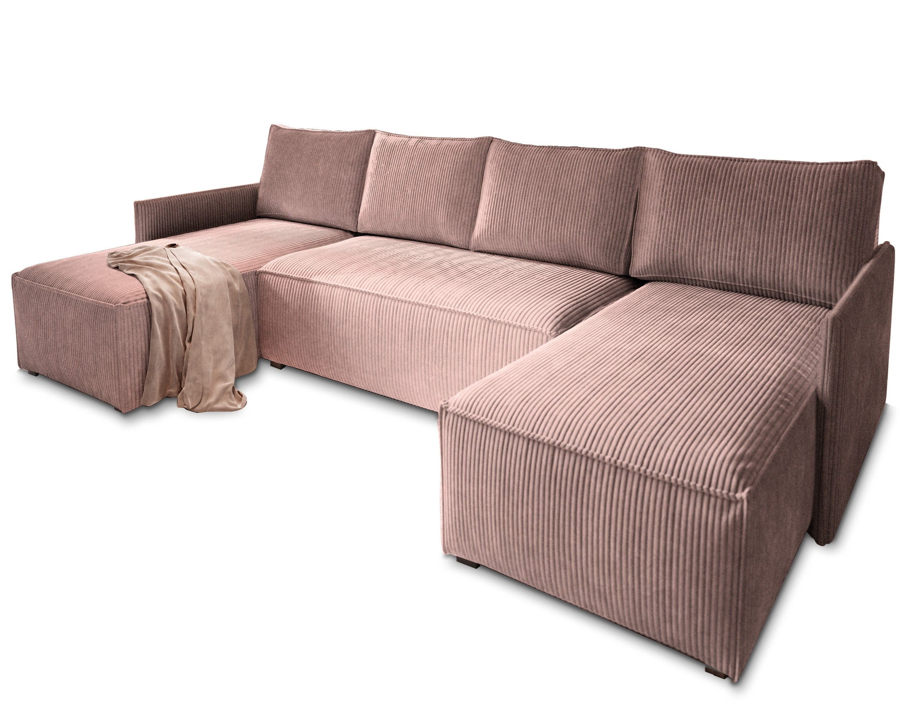 Masseno Ecksofa TRES mit Schlaffunktion U-Form, günstig online kaufen