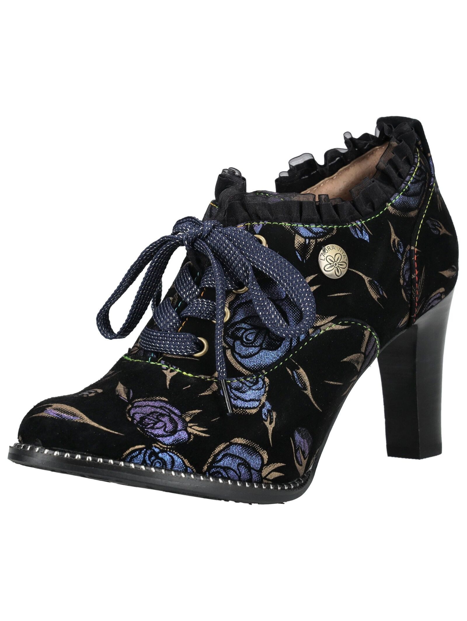 LAURA VITA LAURA VITA Stiefelette Veloursleder Schnürstiefelette günstig online kaufen