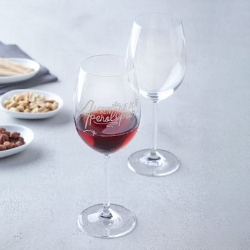 GRAVURZEILE Rotweinglas mit Gravur - Leben auf der Aperolspur - für Wein Aperol Sangria uvm., Qualitätsglas aus dem Hause Leonardo, Ausführung: 460ml - Daily