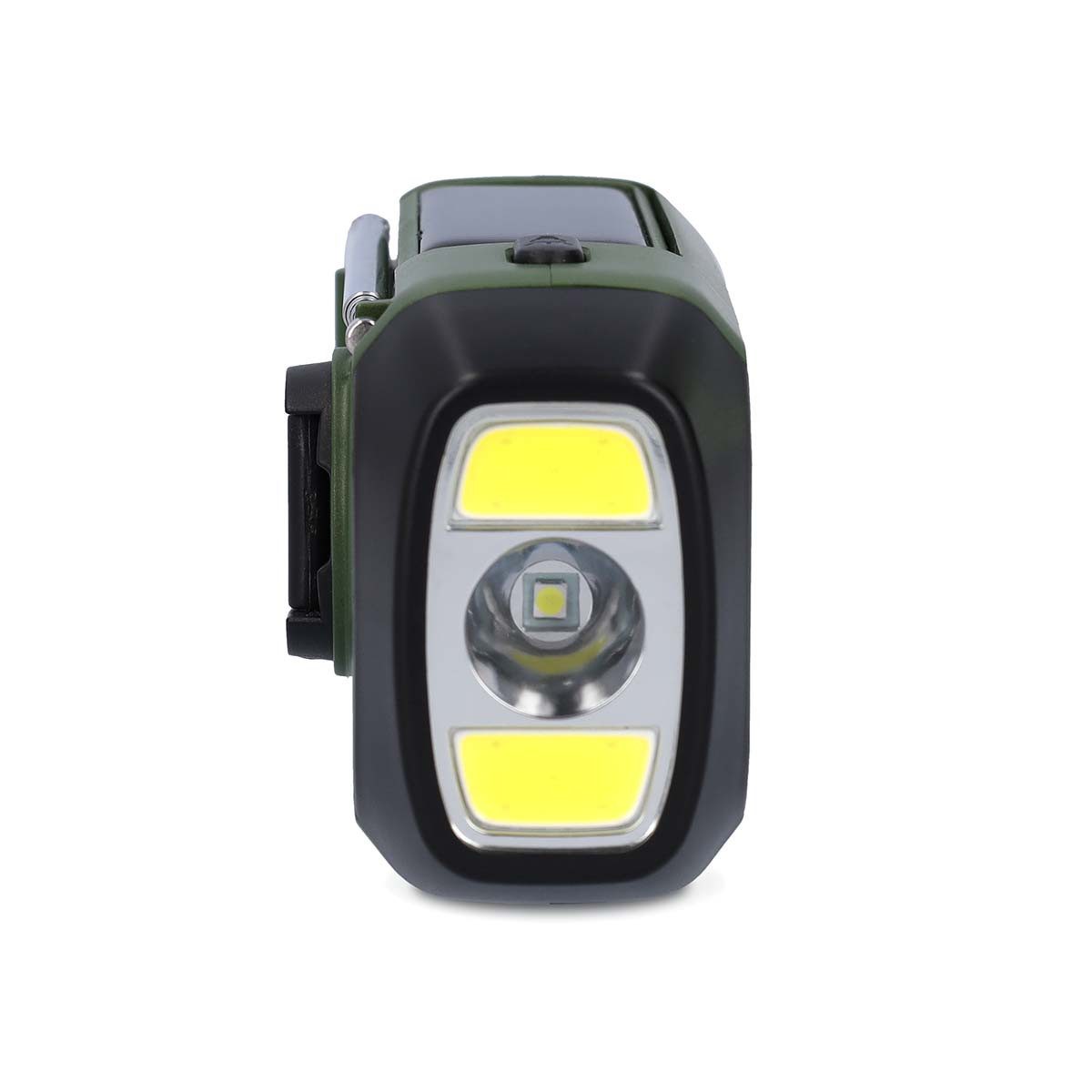 Nedis RDDBCR2000GN Notfallradio (DAB+ Radio, 1 W, DAB+, FM, Solar, Kurbelradio, Powerbank, SOS-Alarm, LED-Taschenlampe)