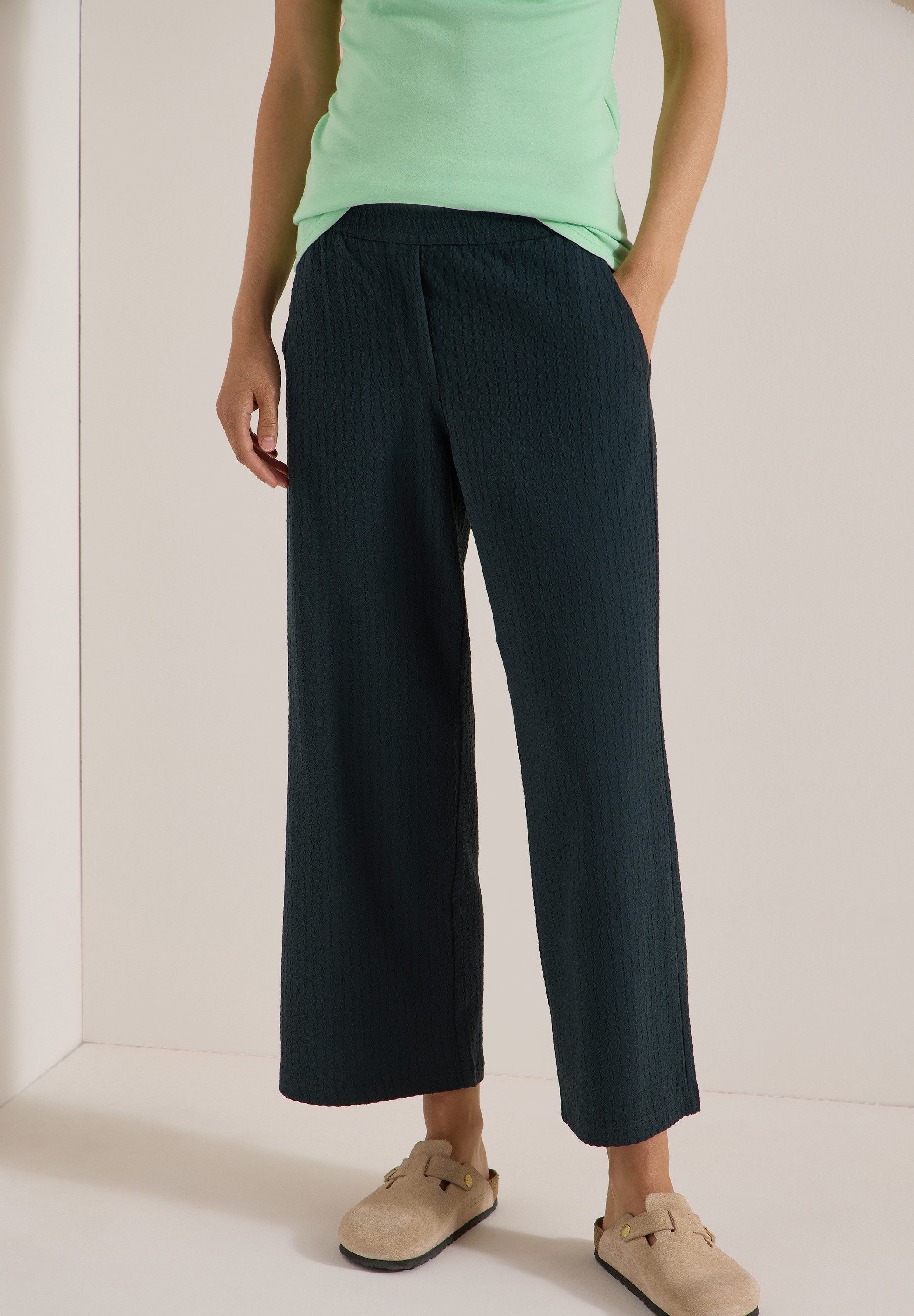 CECIL Stoffhose High Waist