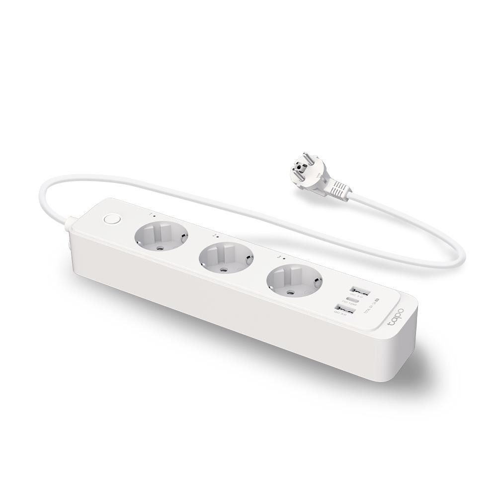 tp-link Tapo P300 Smarte Dreifach-Steckdosenleiste, Intelligente WLAN-Steckdosenleiste (3 Buchsen, USB, WiFi)