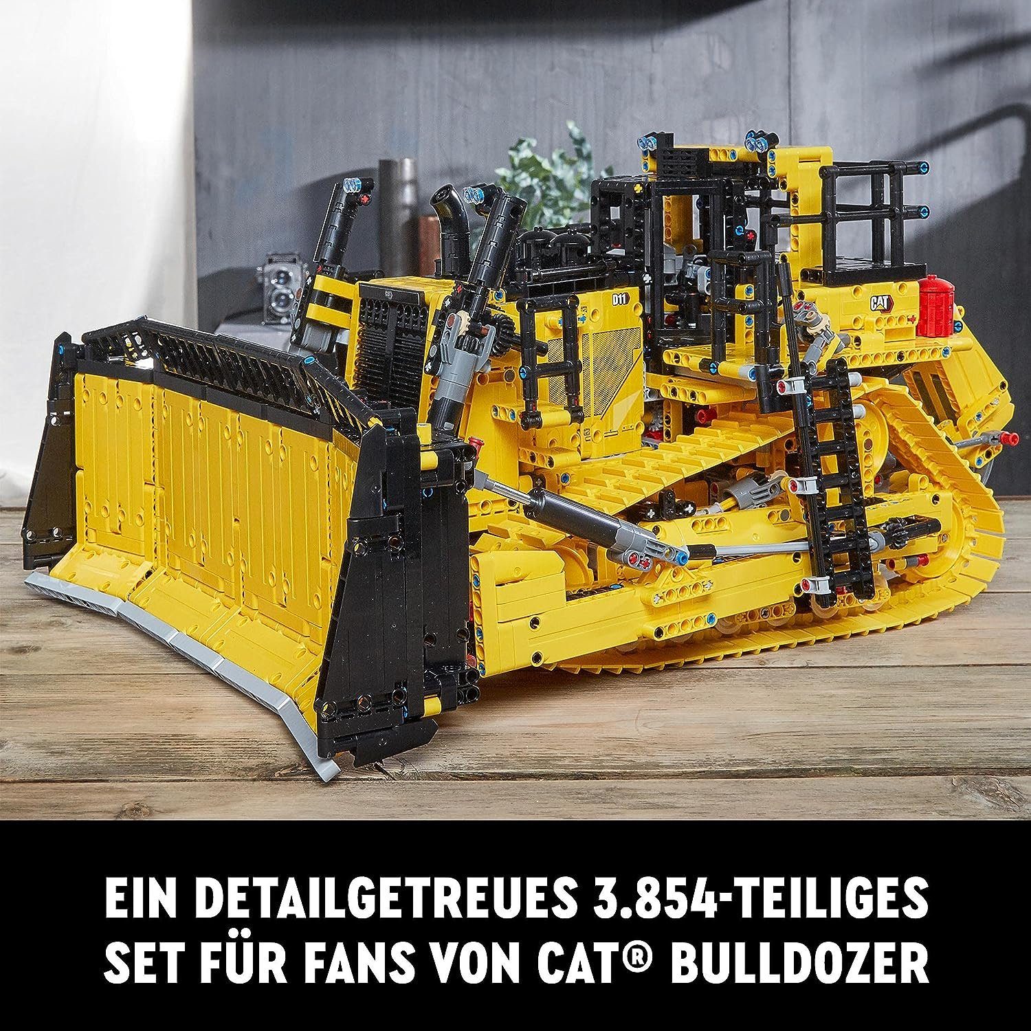 LEGO® Bulldozer Cat D11 Schubraupe Schürfraupe Kettendozer Konstruktionsspi günstig online kaufen