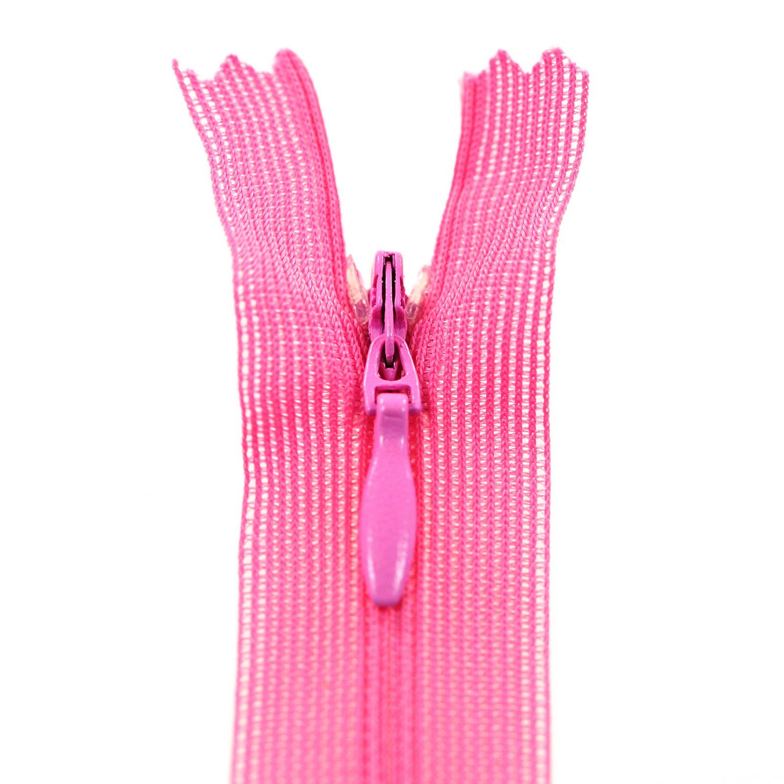 maDDma Reißverschluss 1 Reißverschluss spiral verdeckt 20cm, unteilbar, unsichtbar, 141 girly pink