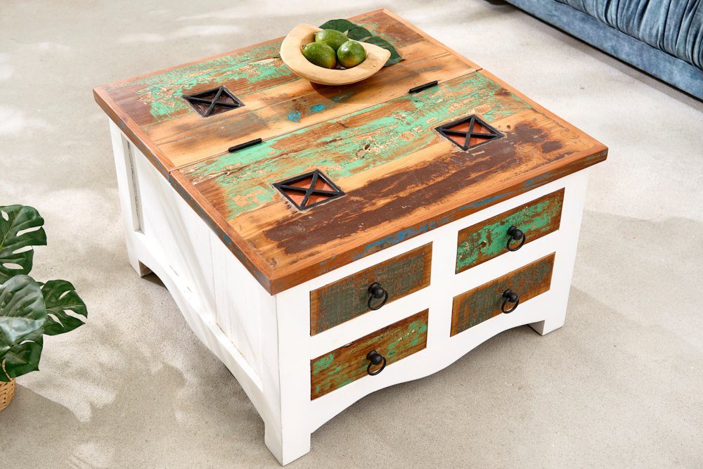 riess-ambiente Couchtisch JAKARTA 70cm weiß / bunt (Einzelartikel, 1-St), W günstig online kaufen