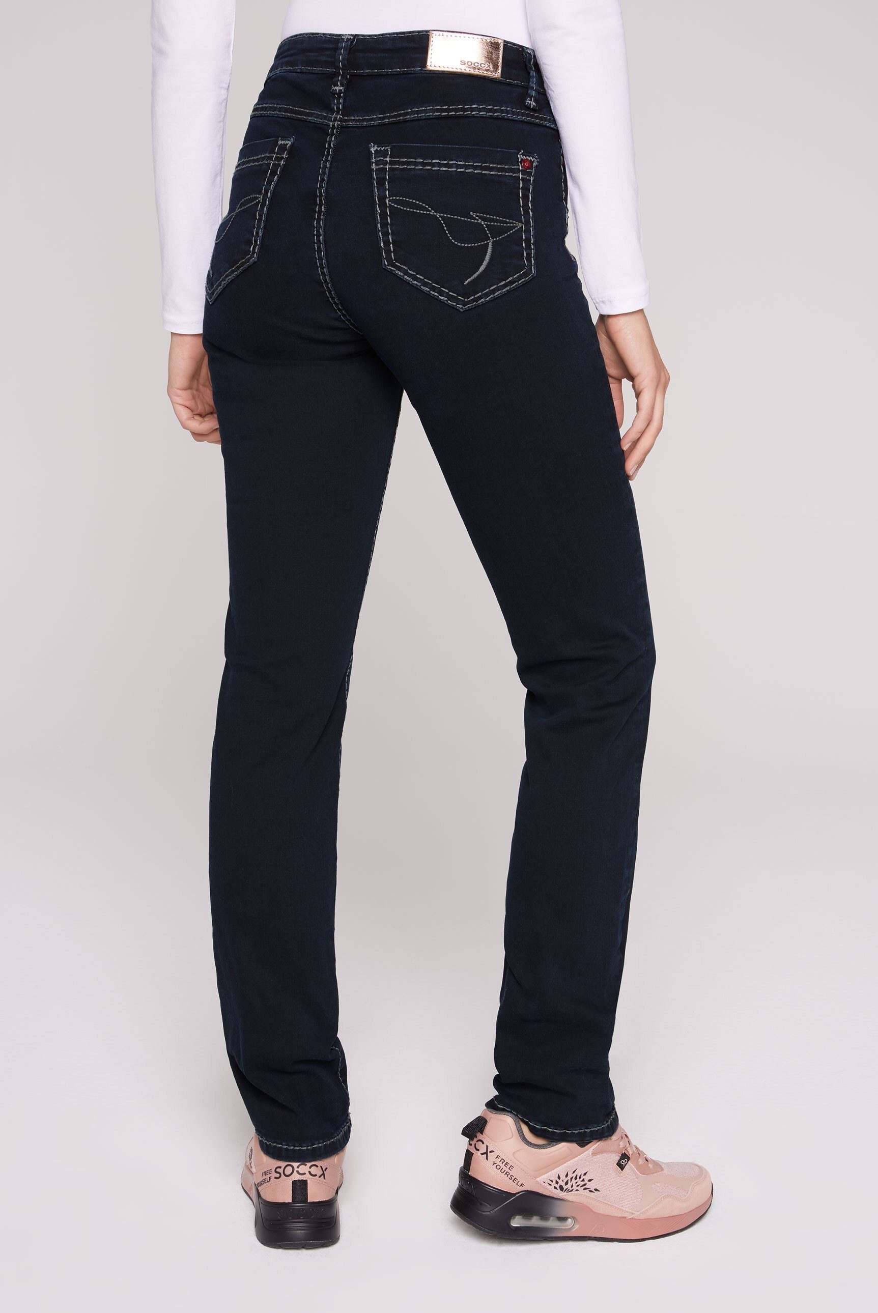 Regular-fit-Jeans mit Stretch-Anteil SOCCX