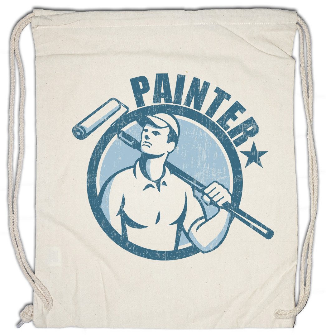 Turnbeutel Painter V Turnbeutel Maler Artist Lackierer Handwerk Künstler