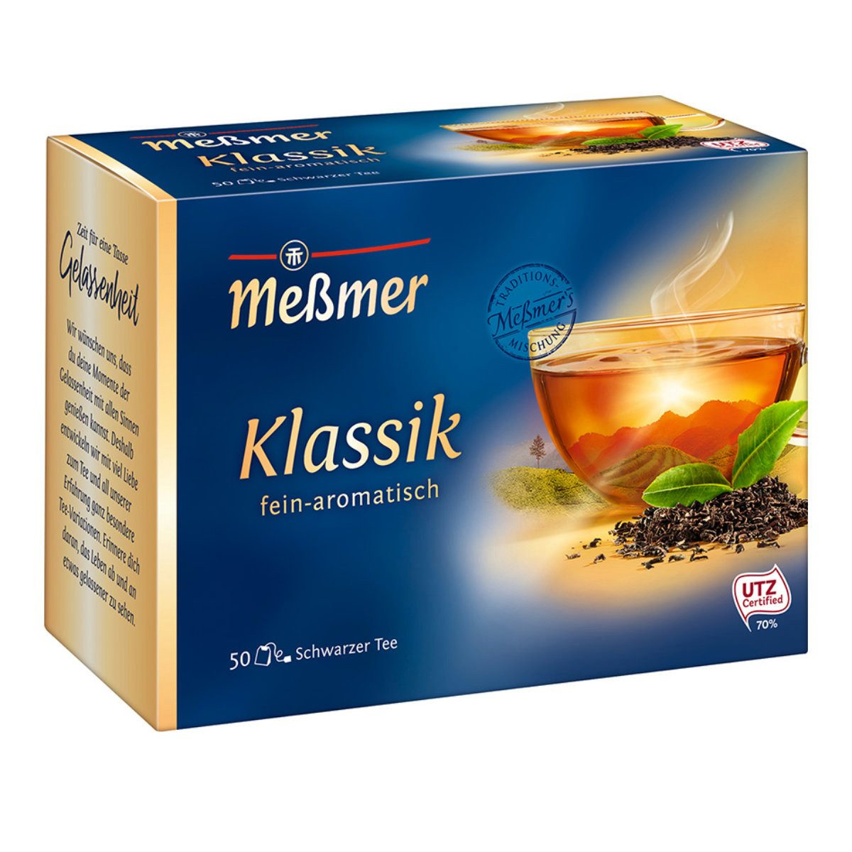 Meßmer Tee, Meßmer Klassik Schwarzer Tee Tassenportion fein aromatisch 87g