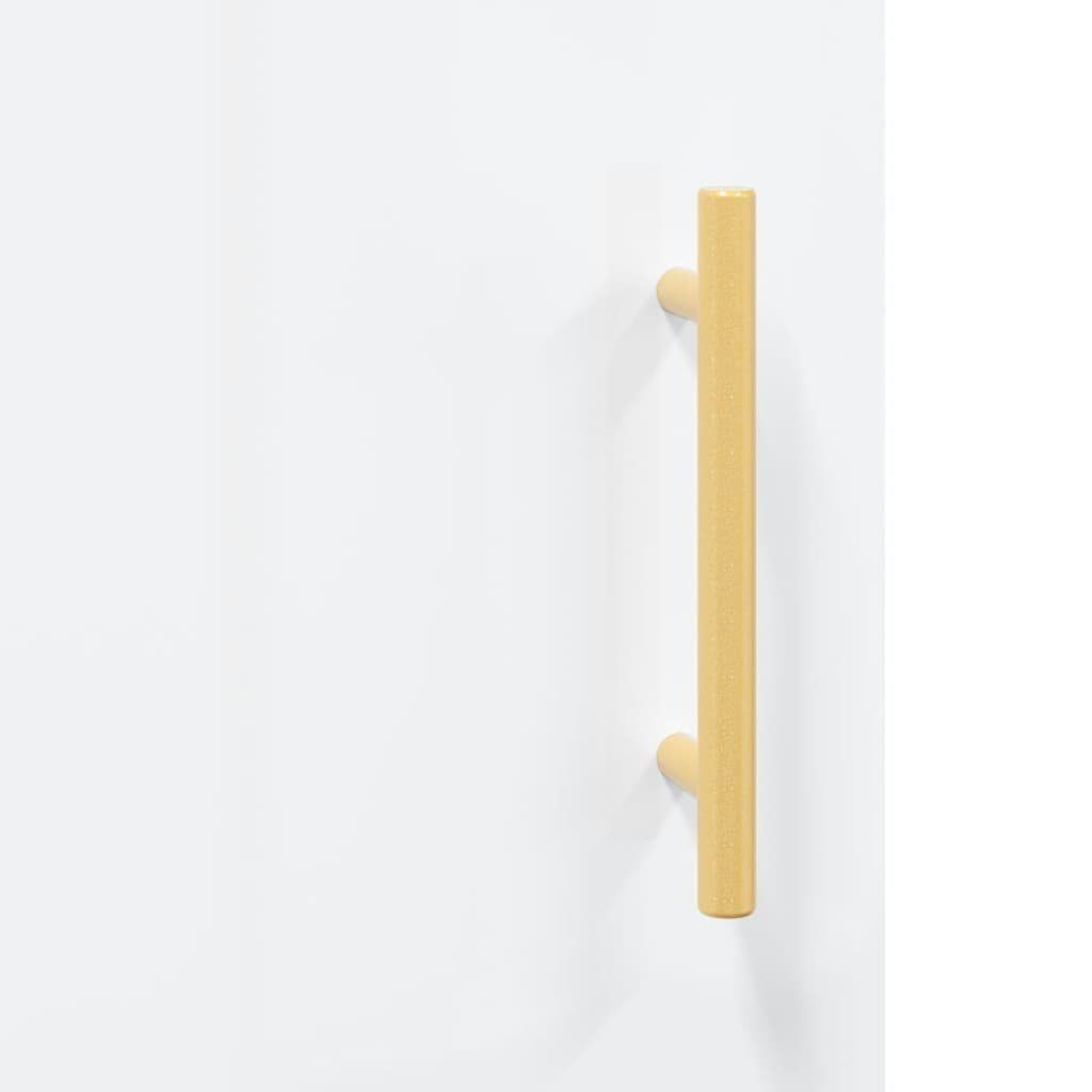 vidaXL Holzwerkstoff cm Wandschrank (1-St) Fächerschrank Hochglanz-Weiß 60x31x70