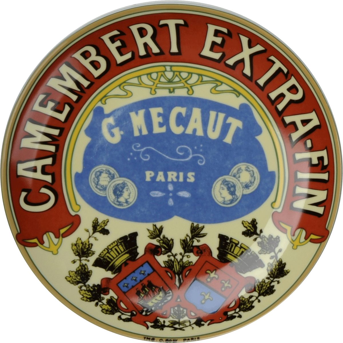 Teller-Set DRH Tellerset Camembert, 4 Stück