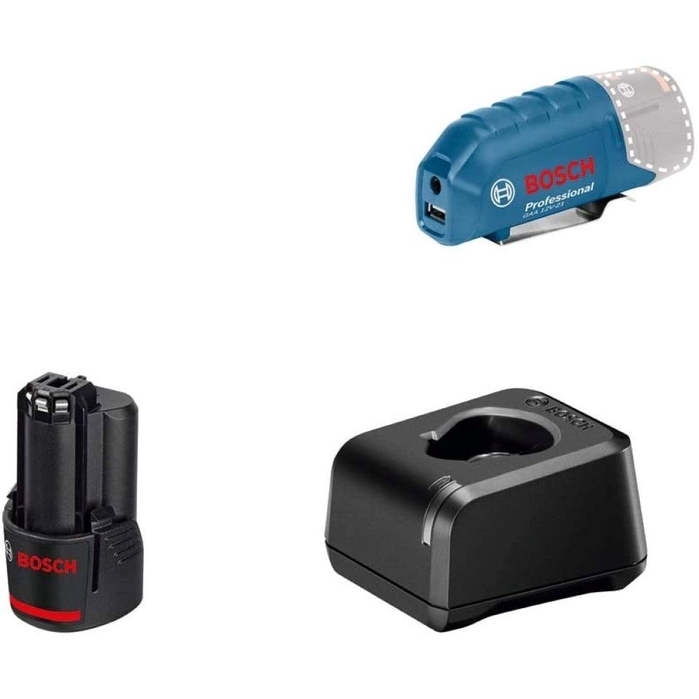 BOSCH Arbeitsjacke GHJ 12+18V XA Professional Größe XXL - Akku-Heizjacke - schwarz