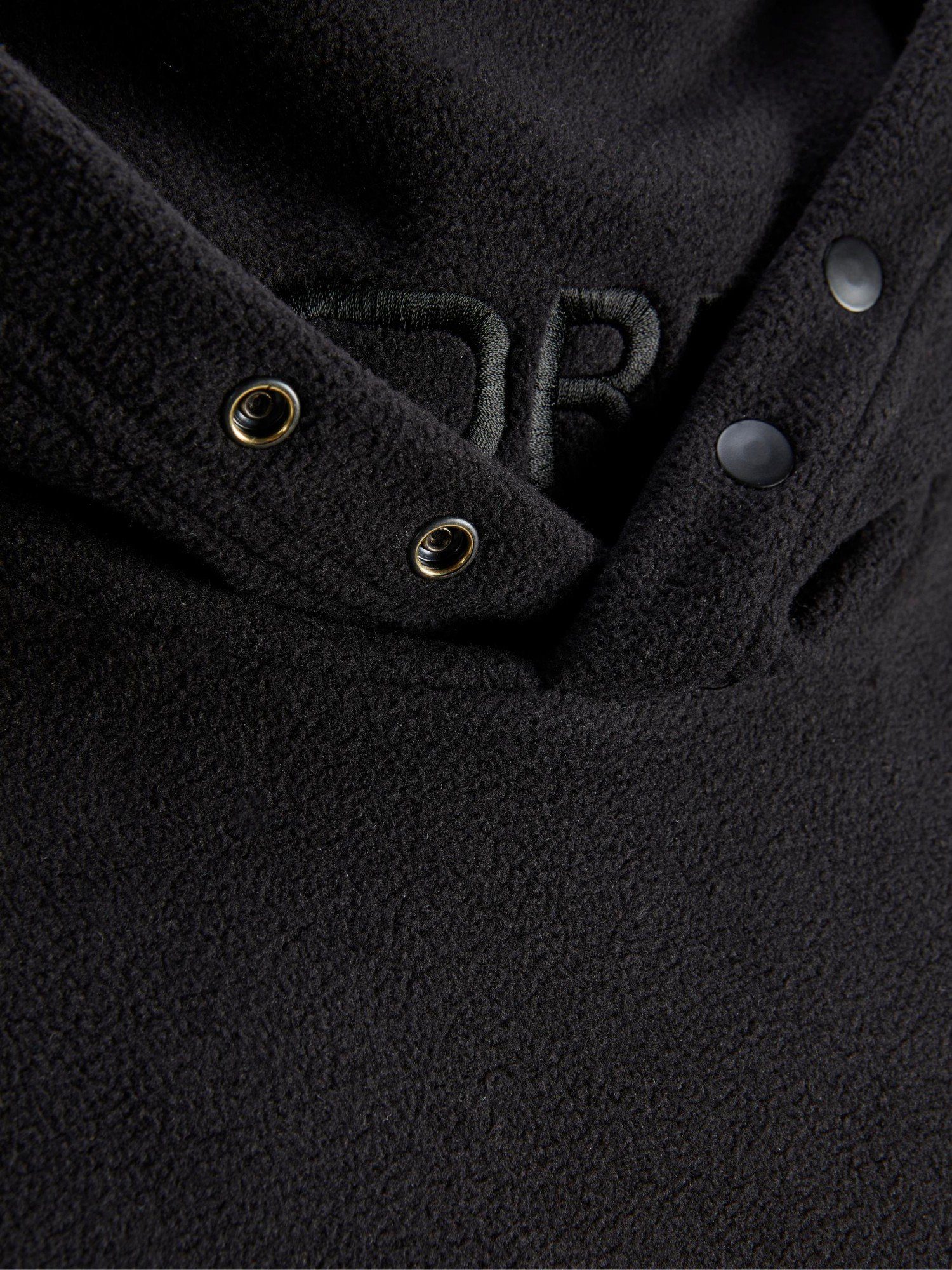 SWEAT Jack FLEECE JCOMAP Black/RELAXED Pullover HOOD Hoodie & Sweater (1-tlg) Jones