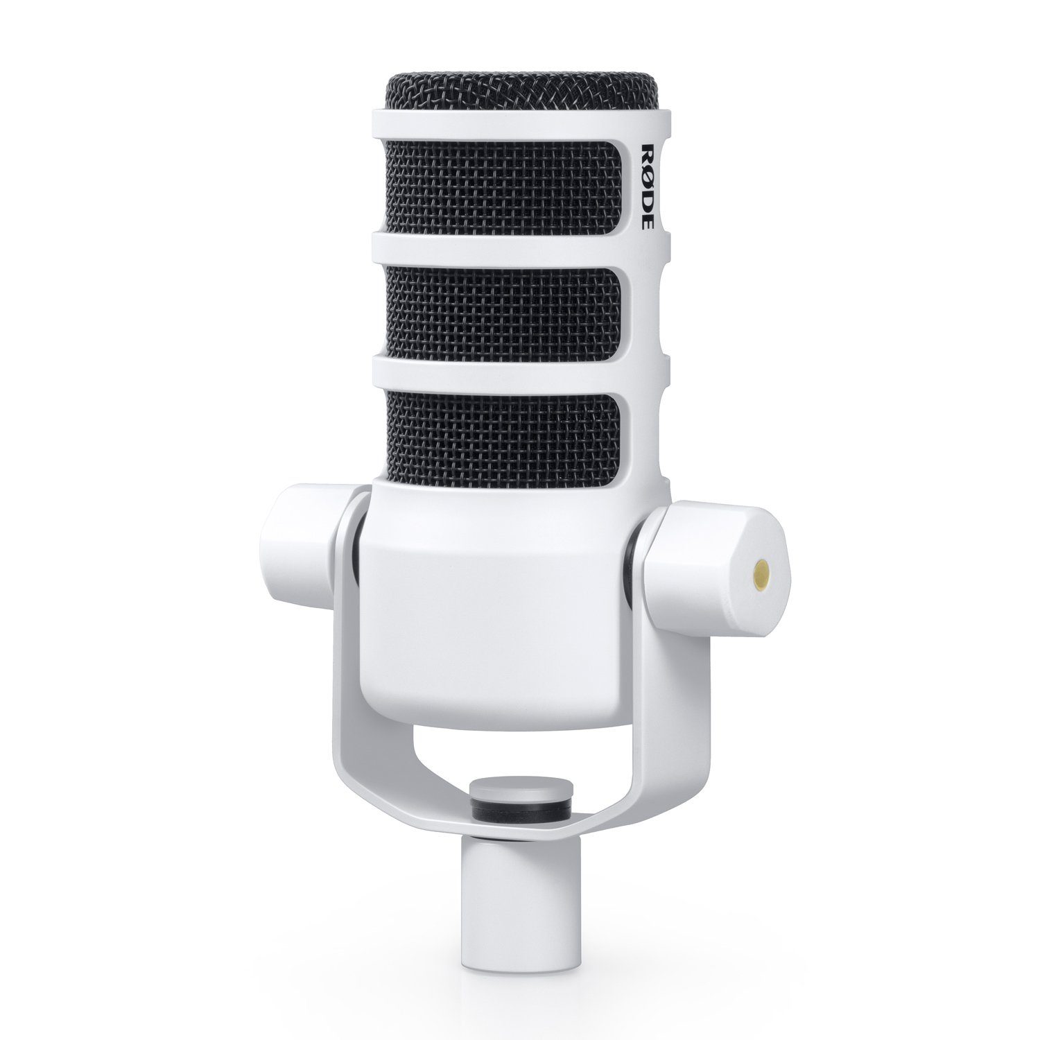 RØDE Mikrofon Rode Podmic Podcast-Mikrofon Weiss mit Gelenkarm WH (mit Gelenkarm Weiss), Professionelles Sprecher-Mikrofon – Bild 5 von 5