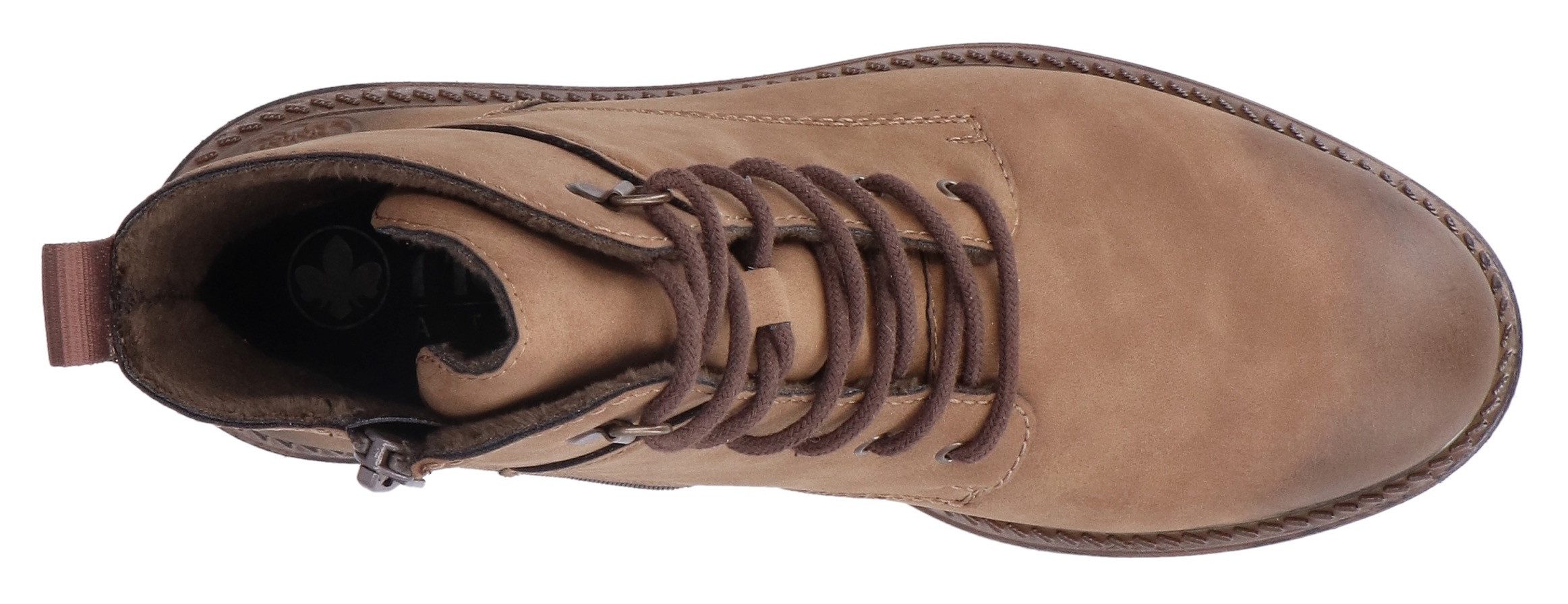 Rieker Schnürstiefelette Schnürboots, Casual-Boots in aktueller Used-Optik