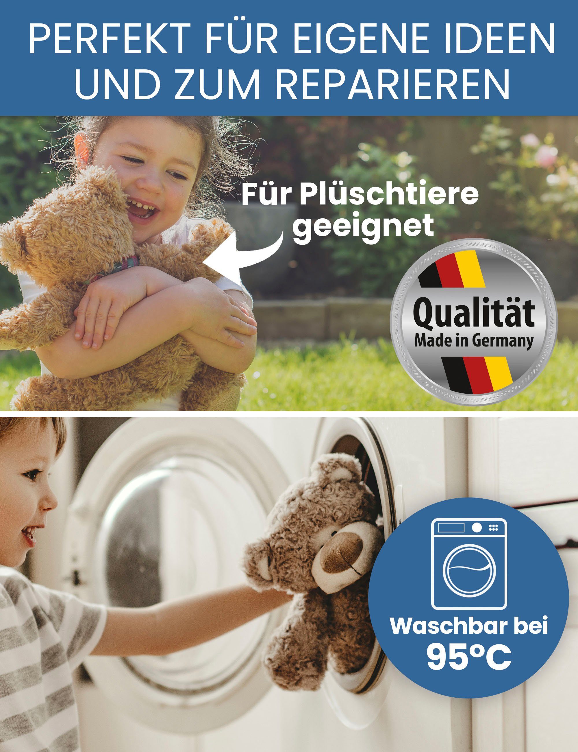 Primaflor-Ideen in Textil Kissenfüllung Füllmaterial Kissenfüllung Polyesterholfasern, Füllmaterial für Kissen, Möbel, Stofftiere & Puppen, waschbar – Bild 4 von 5