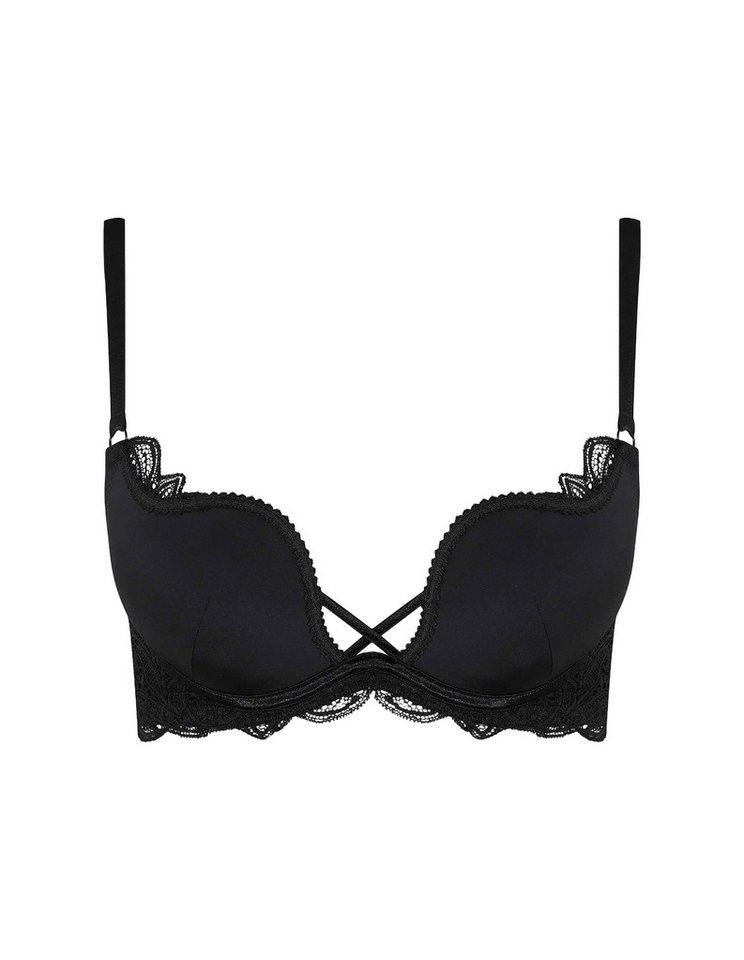 ESOTIQ Push-up-BH Push-up-BH Claudia, Plunge-Dekolleté, herausnehmbare Polster
