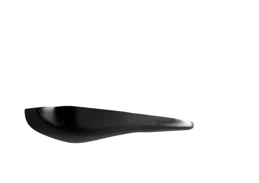 Main Möbel Wandregal Wandregal 75cm "Stone" Alu schwarz
