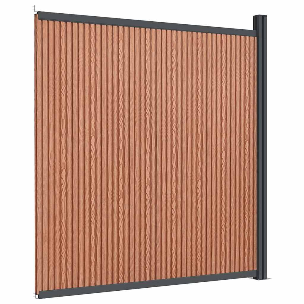 vidaXL Gartenzaun Zaunelement Braun 173x186 cm günstig online kaufen
