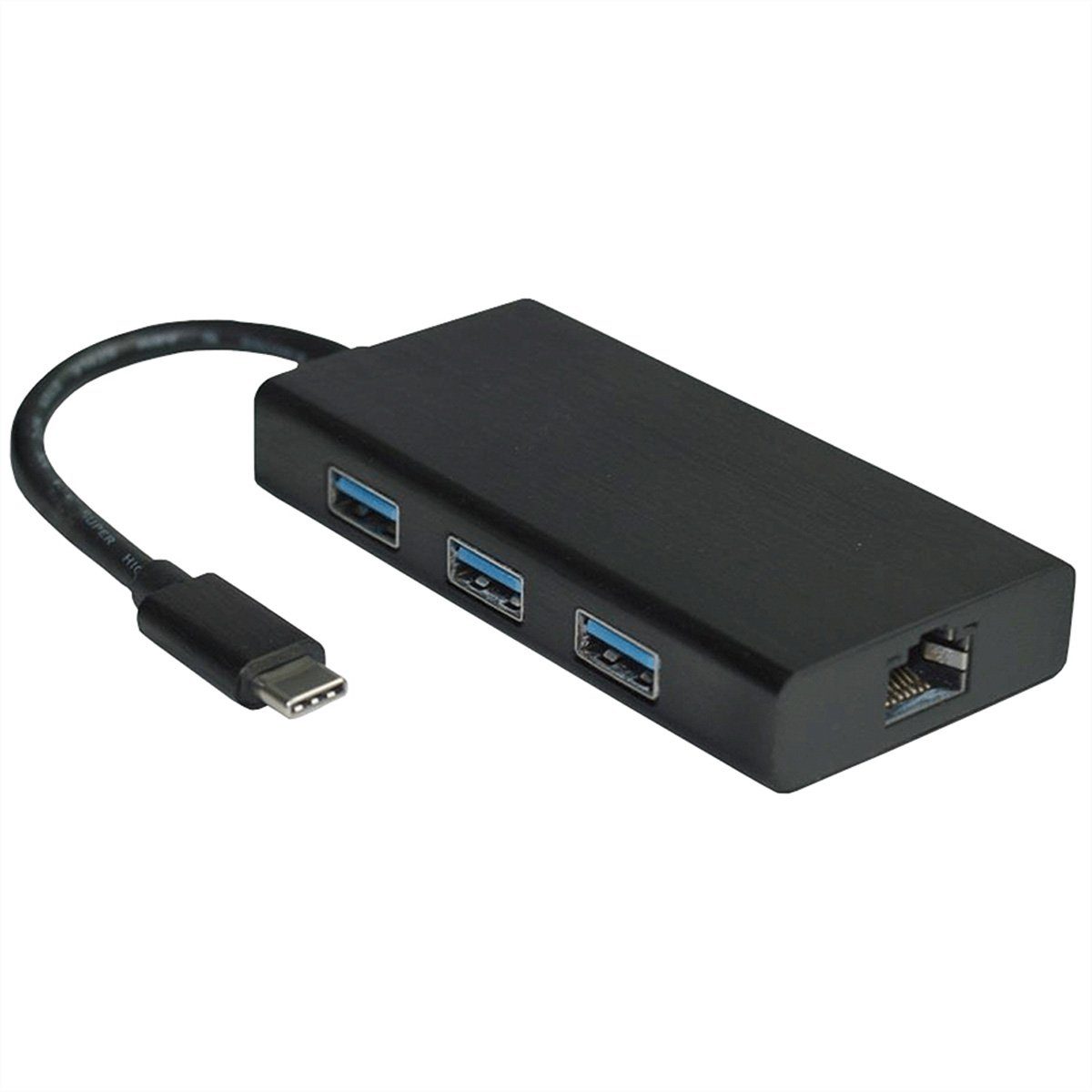 USB 3.2 Gen 1 Typ C zu Gigabit Ethernet Konverter + Hub Computer-Adapter