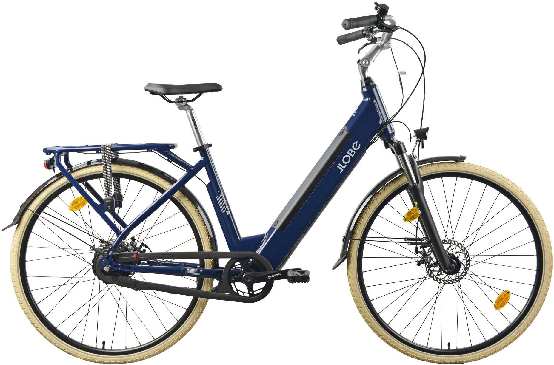 LLobe E-Bike Cityrad City E-Bike 28" Millenium 2G, Nabenschaltung, Heckmotor, 468 Wh