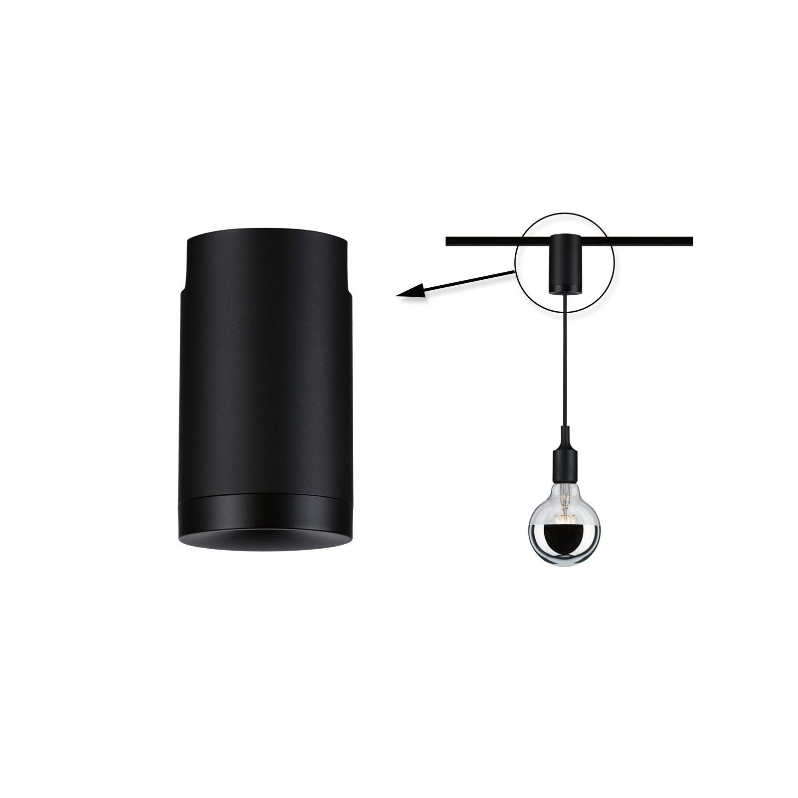 Paulmann Schienensystem-Einspeiser URail Pendeladapter Universal max. günstig online kaufen