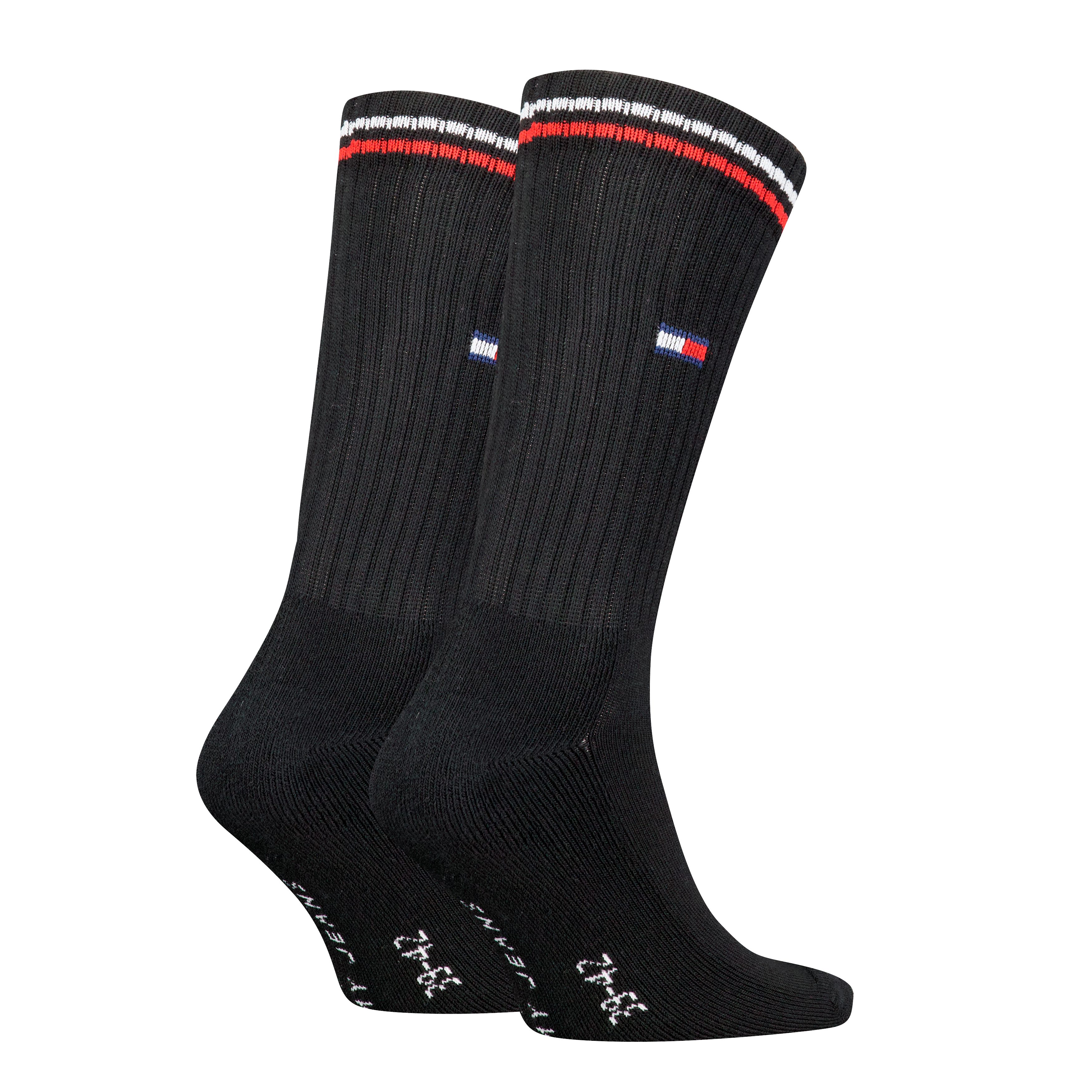 Tommy Hilfiger Socken TH UNI TJ SOCK 2P ICONIC (2 Paar) Verstärkte Ferse und Spitze für zusätzliche Strapazierfähigkeit