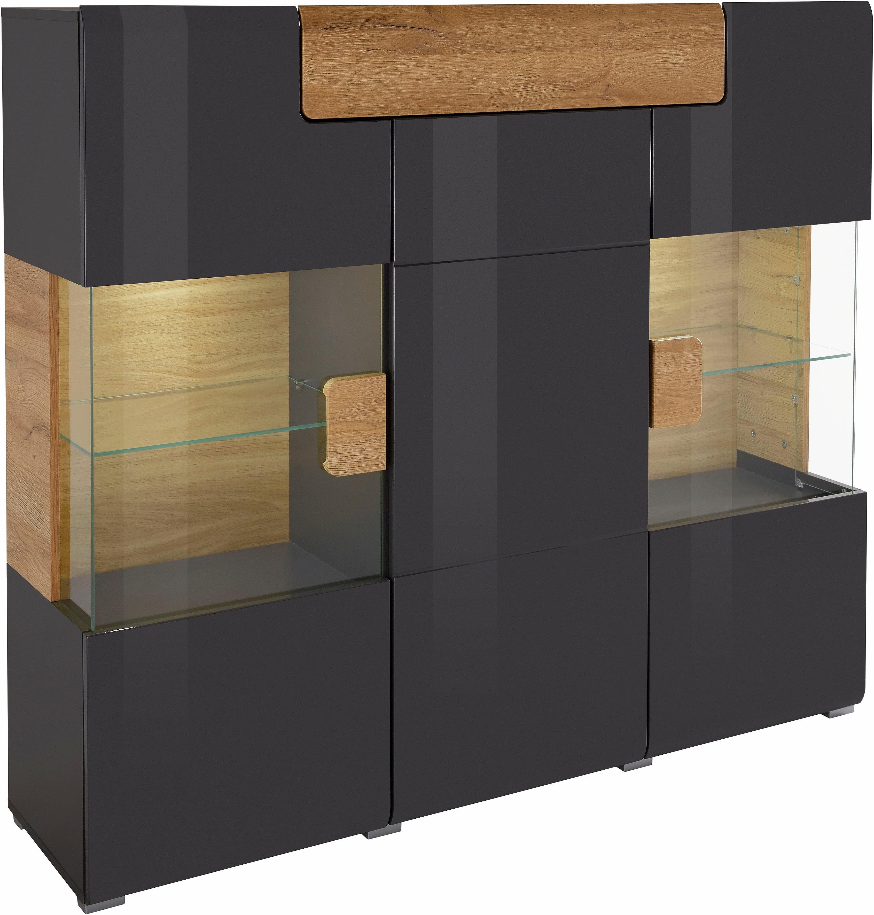 INOSIGN Highboard Toledo,Breite 147,5cm,trendige Hochkommode mit 3Türen und günstig online kaufen