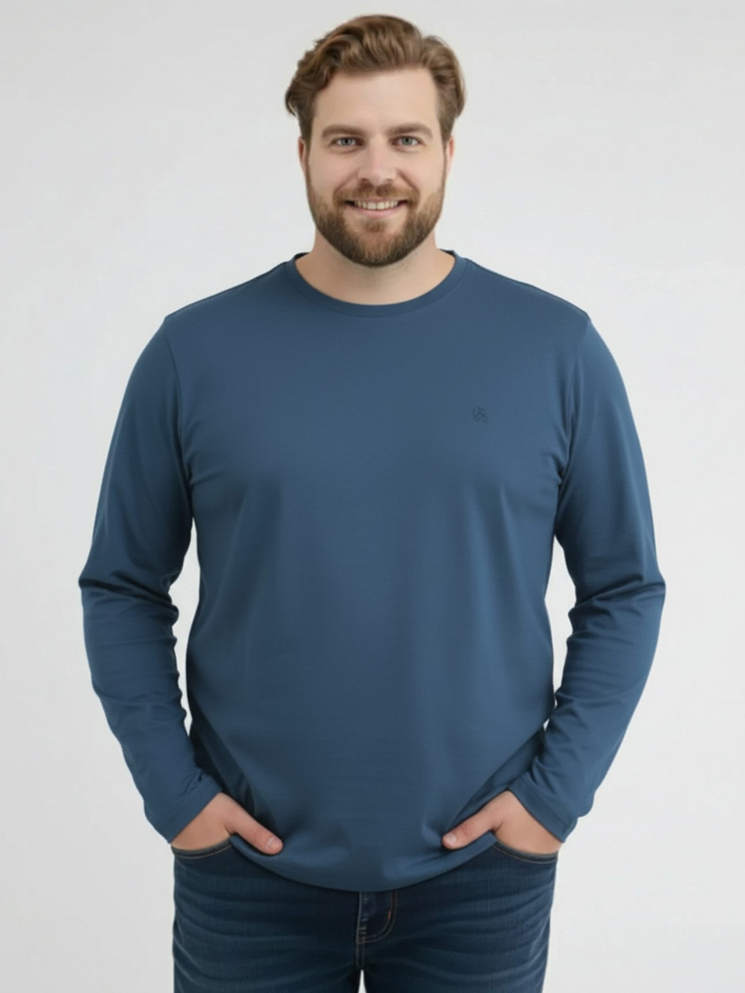 LERROS Longsweatshirt Longsleeve in Grossen Grössen