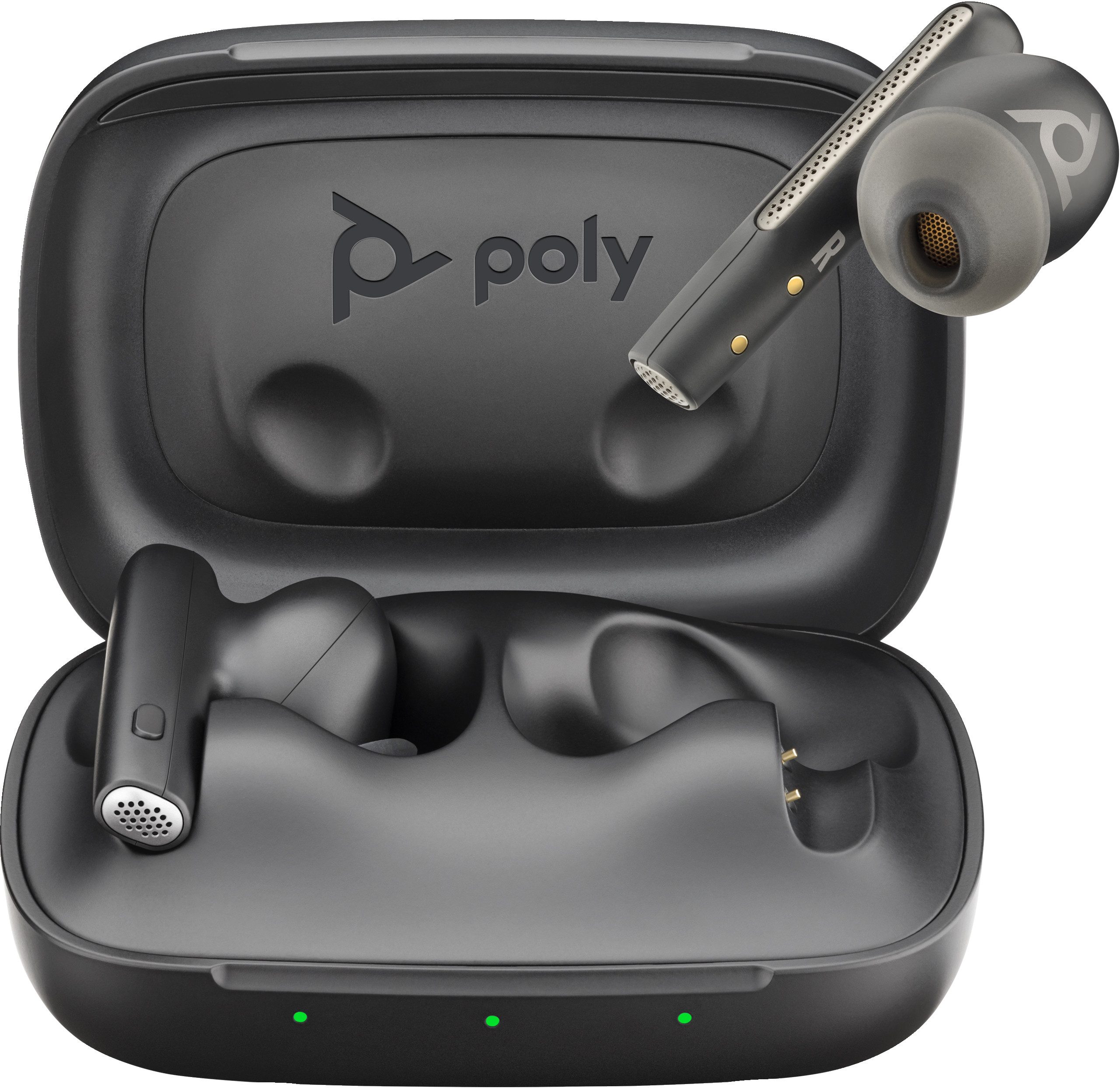 Polycom Poly Standard Lade Etui schwarz für Voyager Free 6 PC-Headset