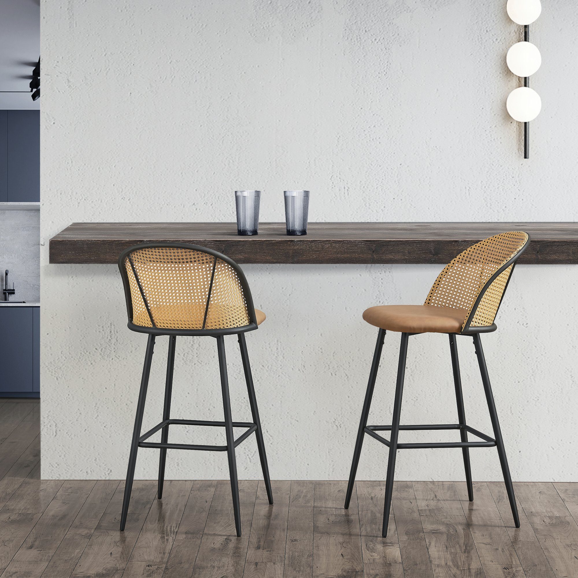 en.casa Barhocker, »Gausdal« Barstuhl 2er Set günstig online kaufen
