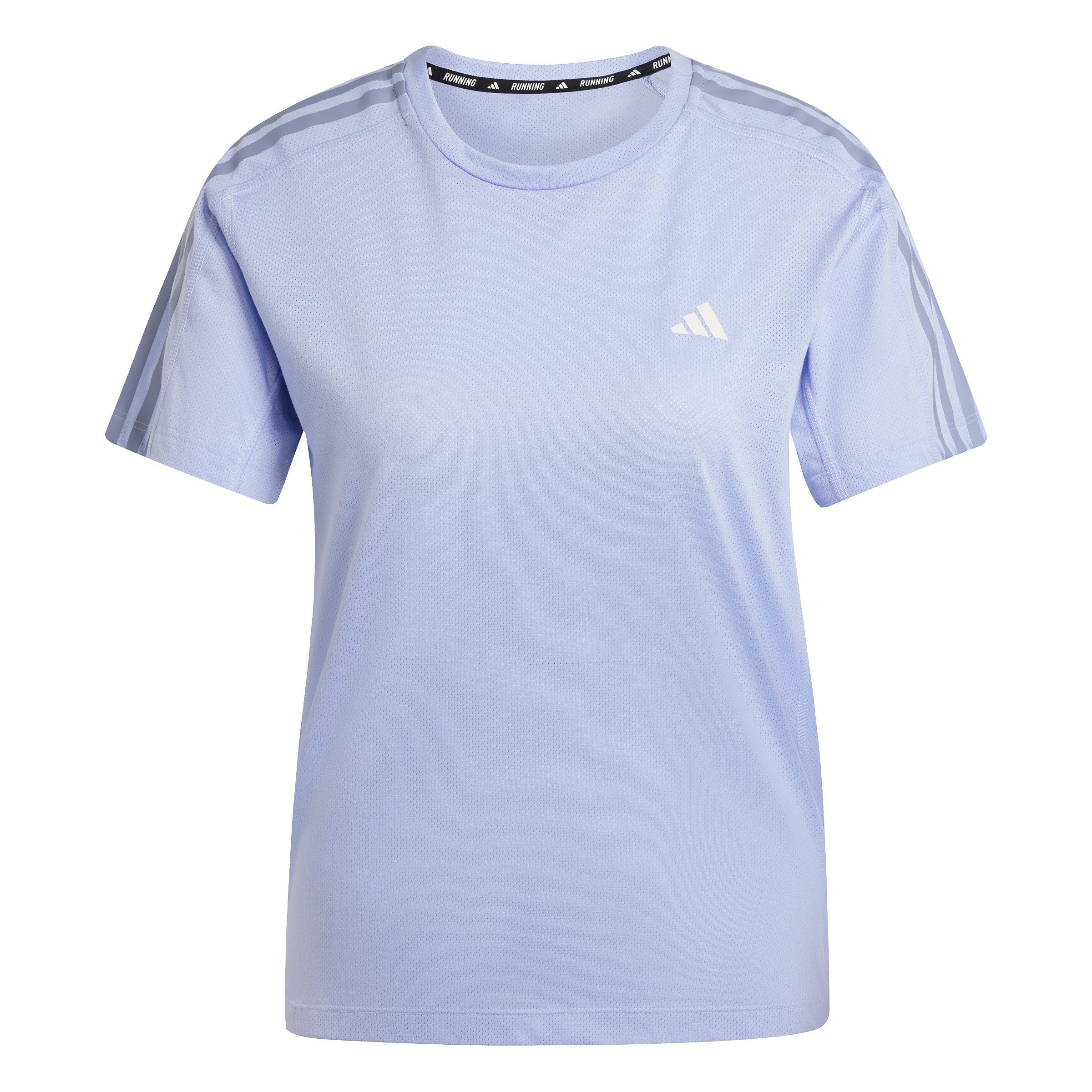 adidas Performance Laufshirt adidas Own the Run 3-Stripes Tee