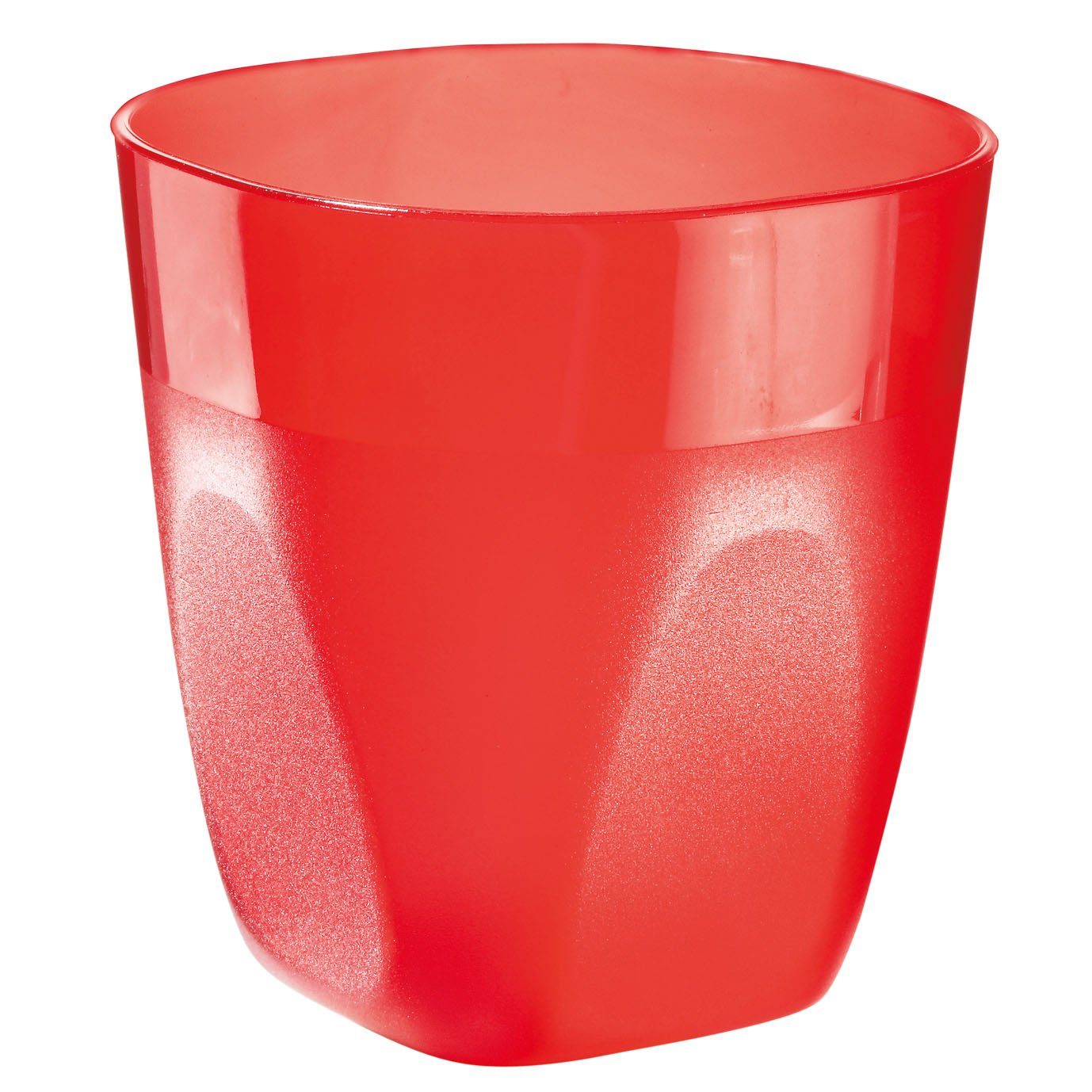 mehrweg.pro Mehrwegbecher Trinkbecher (Sparset, 0,2 15) "Mini l, trend-rot Kunststoff, Cup" 15-tlg., PP