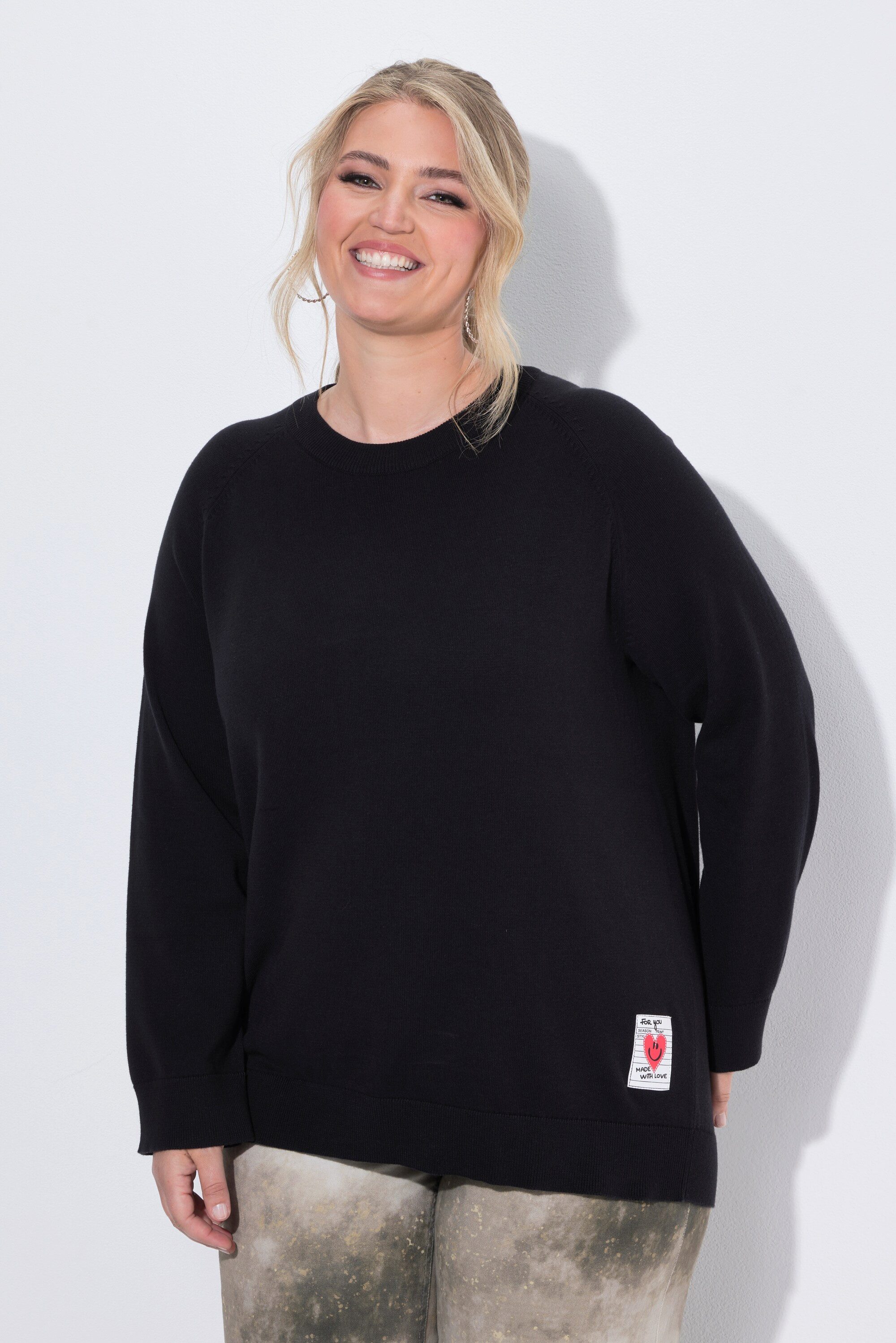 MIAMODA Strickpullover Pullover Raglanärmel