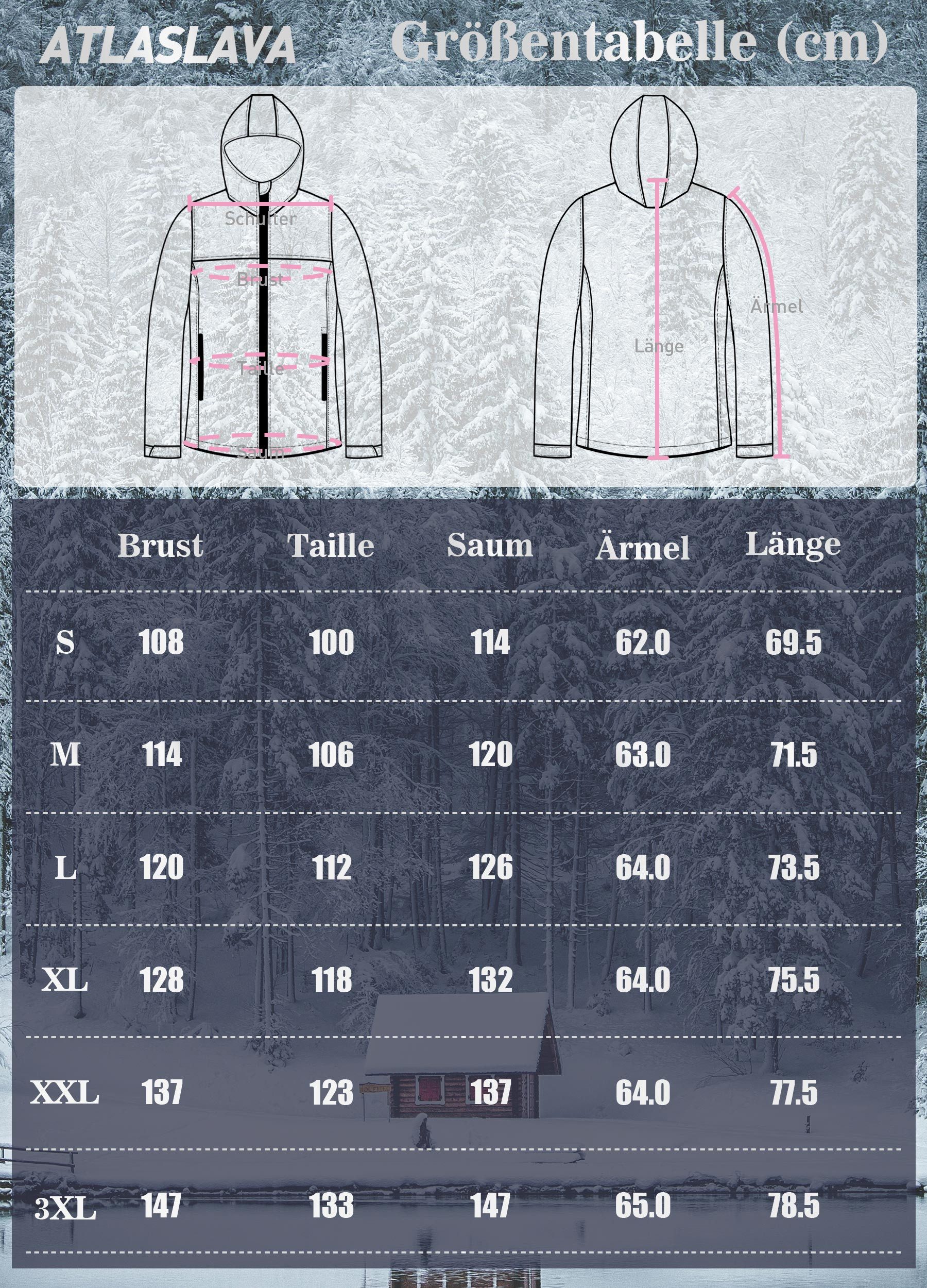 ATLASLAVA Softshelljacke Damen Wasserdichte Übergangsjacke Atmungsaktive Re günstig online kaufen