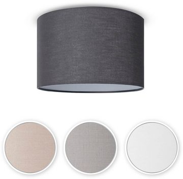 Paco Home Deckenleuchte Uni Color, ohne Leuchtmittel, LED Deckenleuchte Wohnzimmer Und Schlafzimmer, Unifarben, Deko E27