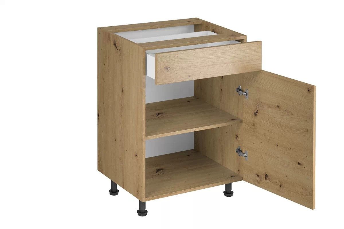 ROYAL24_MARKT Unterschrank - Vielseitiger Unterschrank für Ihre Küche (Unterschrank, 1-St., Nexa - D60S1) Edle Materialien - Stilvolles Design - Hohe Qualität.