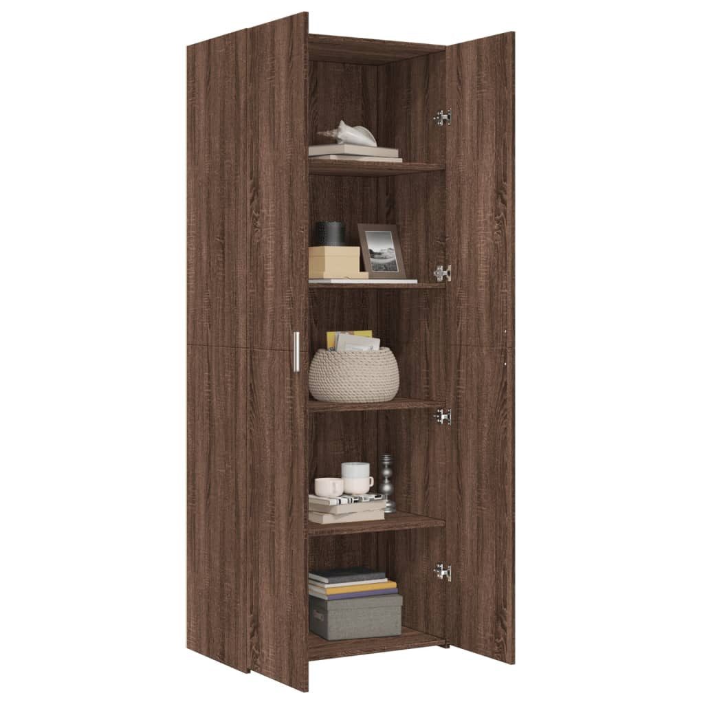 vidaXL Highboard Highboard Braun Eichen-Optik 70x42,5x185 günstig online kaufen