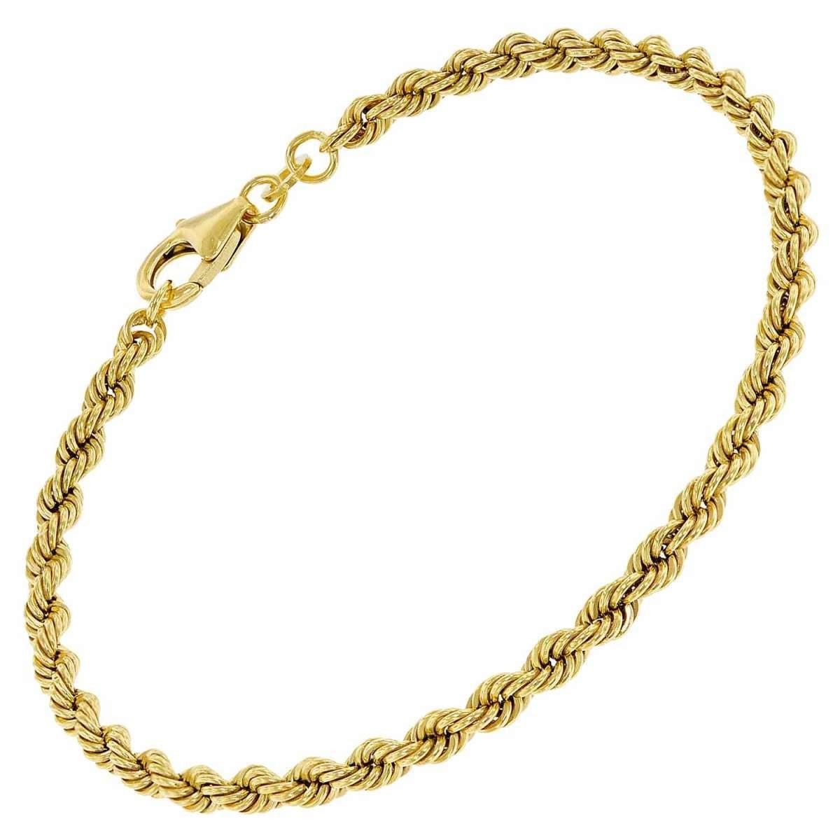trendor Goldarmband 51879, für Damen 333 Gold / 8 Karat Kordelkette