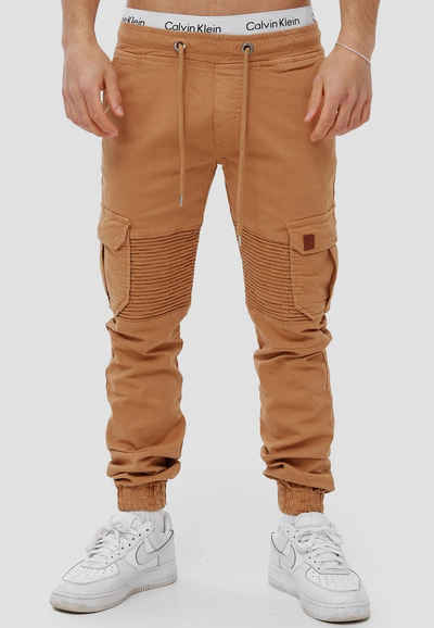 OneRedox Straight-Jeans H-3414 (Chino Cargohose Streetwear, 1-tlg) Freizeit Business Casual